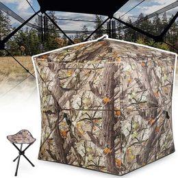 Tentes et abris extérieurs 2-3 personne Automatic Camping Hunting Camouflage tente portable Bird Watcher Obstacle gratuit à des jeux PrivateQ240511