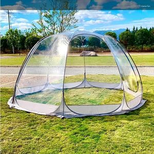 Tiendas de campaña y refugios Tienda automática al aire libre Casa de burbujas estrellada transparente Acampar Sala de sol en línea Patio de celebridades Yurta impermeable