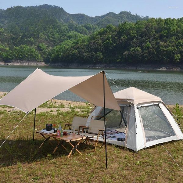 Tentes et abris Tente de camping en plein air 2 en 1 Glamping entièrement automatique