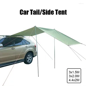 Tenten en schuilplaatsen buiten camping auto luifel draagbare schaduw zeil auto staart zijkant luifel zonnebrandcrème 210d oxford parasols waterdicht