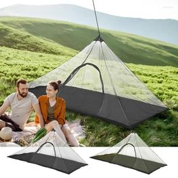 Tentes et abris en extérieur camping filet imperméable oxford moustique moustique tente légère pliable de voyage d'été sommeil