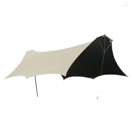 Tentes et abris Camping en plein air Tissu Oxford Auvent Crème solaire Tente pare-soleil anti-pluie Ultra-léger Portable