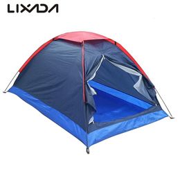 Tentes et abris Tente de camping en plein air 2 personnes Tente double couche résistante à l'eau avec sac Portable Ultraléger Randonnée Randonnée Tente de voyage 230526