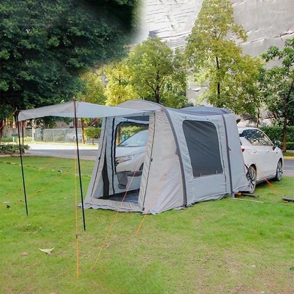 Tiendas de campaña y refugios Tienda de campaña al aire libre Coche inflable Trasero A prueba de viento Mochilero grande Impermeable Turista autoconducido