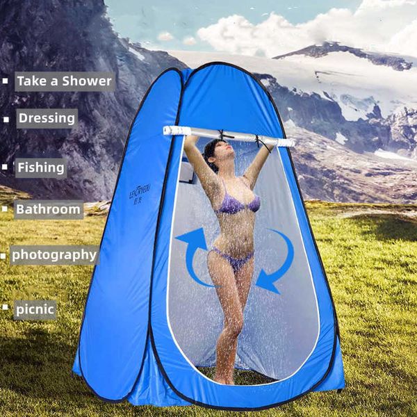 Tentes et abris Tente de Camping en plein air Portable douche bain vestiaire abri de pluie unique Camping plage intimité toilettes tentes de pêche J230223