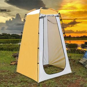 Tentes et abris Toilettes mobiles extérieures Tente d'abri de confidentialité de plage pliante Protection UV imperméable résistante à la déchirure pour la pêche en camp