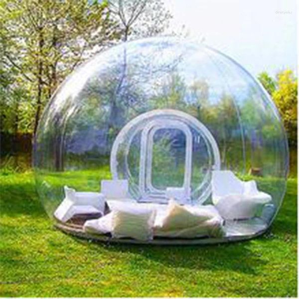 Tentes et abris tente gonflable extérieure de bulle de tunnel simple transparent clair