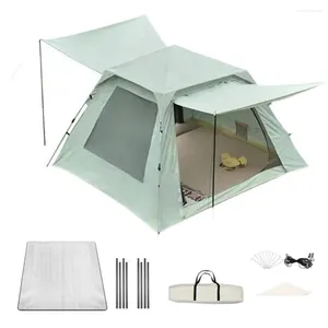 Tenten en schuilplaatsen buiten zonneplichte winddichte snel openen tent lichtgewicht waterdichte opvouwbare full-automatische camping zonneschade