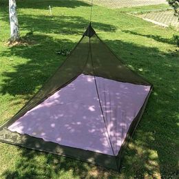 Tentes et abris Fournitures de plein air Camping pour une personne Triangle Moustiquaire Portable Anti-tourisme Tente de loisirs
