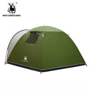 Tenten en schuilplaatsen buitenbenodigdheden upgrade versie 1 slaapkamer 1 woonkamer camping tent Europese regenbestendige campingtent J230223