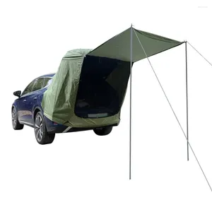 Tentes et abris extérieur SUV MPV voiture queue tente multifonction extension de toit pare-soleil protection contre la pluie conduite autonome anti-moustique double