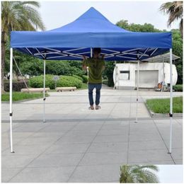 Tiendas de campaña y refugios Tienda al aire libre Top Er Oxford Gazebo Techo Tela Impermeable Cam Garden Party Toldos Canopy Sun Shelter Only Drop Del Dhnin