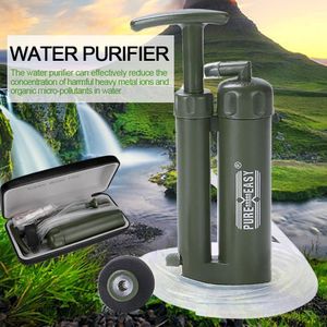 Tentes et abris purificateur d'eau extérieur avec boîte de vente au détail camping randonnée vie d'urgence survie filtre portable 230607