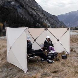 Tenten en schuilplaatsen buiten windscherm camping katoenen doek koud scherm winddicht houd warme picknick visserijauto tent strandwind wind schuilplaats j230223