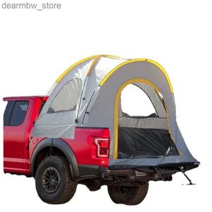 Tentes et abris Pickup Tent tente de soleil multifonctionnel Afficier Multifonctionnel et prévention des moustiques Camping en plein air et pêche tente arrière de voiture L48