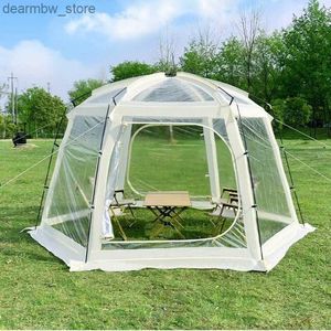 Tenten en schuilplaatsen pop -up bubble tenten carpa tente de camping koepel buiten waterdicht nieuwe transparante warme PVC SAMER ROOM STARRY BUBLE HOUSE L48