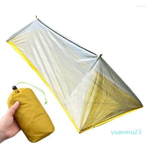 Tenten en schuilplaatsen Draagbare Backpacken Mesh Tent Kleine Lichtgewicht Eenpersoons Camping Cot Voor Outdoor Wandelen Bergbeklimmen Reizen