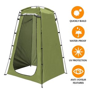 Tentes et abris Tente de douche de Camping portable étanche Anti-UV douche tente de bain vestiaire cabine d'essayage plage intimité toilette abri tente 231024