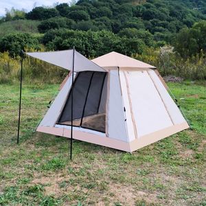 Tentes et abris Tente pliante automatique rapide Ventilation extérieure Protection solaire One Room Living Portable Park Camping
