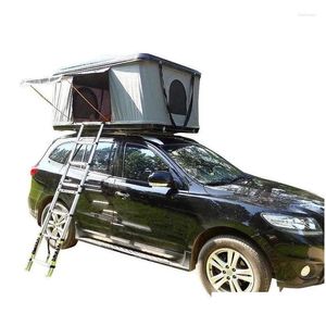 Tenten en schuilplaatsen Rooftop Hard Shell Fiberglass SUV 4x4 met luifel auto daktop tent natuurhikje drop levering sporten buitenshuis Campin dhzzi