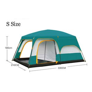 Tentes et abris taille S 4-6 personnes doubles couches extérieures 2 salles de séjour et 1 hall tente de camping familiale de qualité supérieure grand espace Glaming Tourist 230725