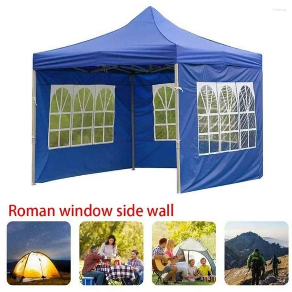 Tiendas de campaña y refugios Pared lateral Tela grande Romano Impermeable Reemplazo plegable Protector solar Piezas de tienda al aire libre Actividades de ventana Envolvente