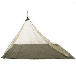 Tentes et abris Filet de tente extérieure pour une personne avec maille haute densité, pochette de transport inférieure résistante à l'eau, corde réglable, camping