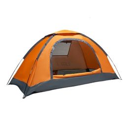 Tentes et abris Tente simple Tente de randonnée pour 2 personnes Tente de voyage ultralégère épaississante Randonnée imperméable Survie Camping en plein air Tente de pêche 231024