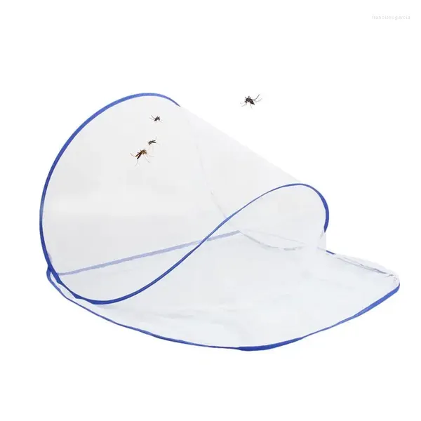 Tentes et abris d'été moustiquaire tente portable mini sac de couchage couverture pliante de voyage pour le visage de la tête
