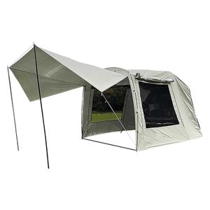 Tenten en schuilplaatsen SUV Car Trunk Tent Selfdriving Tour Baecue Car Tail Extension Tent Sunshade Rainproof Travel Trunk Tent J230223