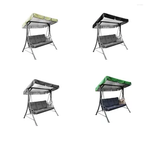 Tenten En Schuilplaatsen Schommelstoel Luifel Waterdicht Oxford Doek Top Cover Outdoor Zonnescherm Regengrijs 190x132x15cm