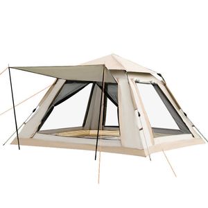 Tentes et abris swolf extérieur automatique tente entièrement 5 ~ 8 personnes plage ouverture rapide camping pliant double abris de camping anti-pluie une chambre J230223