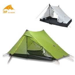 Tentes et abris T Zipper Inner Open Version LanShan 2 Two Person No-See-Um Light Weight 3 Seasons/4 Seasons 15D Silnylon Rodless Tent 230725