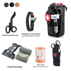 Tentes et abris Tactique Molle EDC Pouch EMT Bandage d'urgence Tourniquet Ciseaux IFAK Trousse de premiers soins Sac de survie Pack militaire 230303