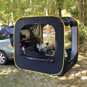 Tiendas de campaña y refugios Tienda de puerta trasera Multifuncional Coche al aire libre Auto-conducción Camping Toldo automático