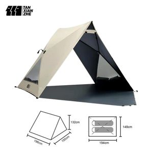 Tentes et abris TANXIANZHE camping tente de plage pop-up portable facile à installer 2-3 personnes toit de tente de plage pare-soleil avec UPF 50 230506
