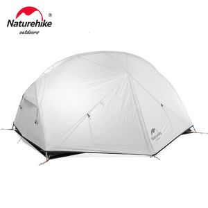 Tenten en Schuilplaatsen Tent 2 Persoons Backpacken Tent 20D Ultralichte Reistent Waterdicht Wandelen Survival Outdoor Camping Tent 230716