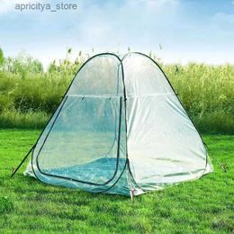 Tentes et abris Tente fournitures de camping en plein air entièrement transparent PVC matériau imperméable ultra léger hiver tente de pêche sur glace randonnée naturelle soleil room24327