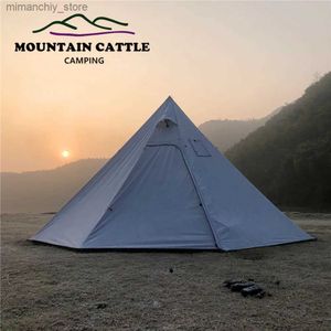 Tentes et abris Tente pyramidale de camping ultralégère, imperméable, tente Bushcraft, hauteur 1,6 m/2,2 m, abri de randonnée extérieur pour l'observation des oiseaux et la cuisine Q231117