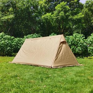 Tenten en schuilplaatsen Ultralight Camping Tent Survival Bungalow Waterdichte Pyramid Shelter voor 2-3 mensen
