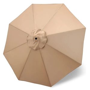 Tentes et abris Auvent de remplacement pour parasol 6/8 nervures Tissu pour parasol de patio sans support 7,5/9/10 pieds Housse de parasol imperméable pour jardin de plage extérieur 231018