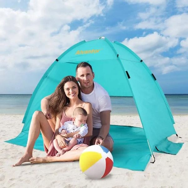 Tiendas de campaña y refugios, tienda de campaña para la playa, suministros para acampar resistentes al viento y al agua, toldos impermeables para exteriores, caminatas por la naturaleza, deportes de senderismo