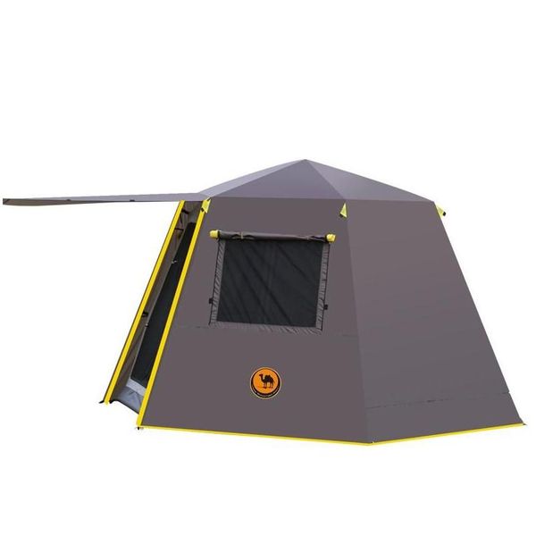 Carpas y refugios UV Hexagonal Pole Matic Cam Outdoor Cam Wild Big Tent Family Viajes 46PERSON