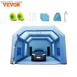 Tentes et abris Booth de peinture gonflable Vevor avec stand de pulvérisation gonflable pour cabine de pulvérisation puissante