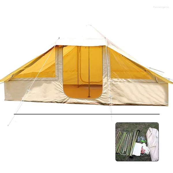 Tentes et abris imperméables de camping extérieur teepee glamping bell yurt tente