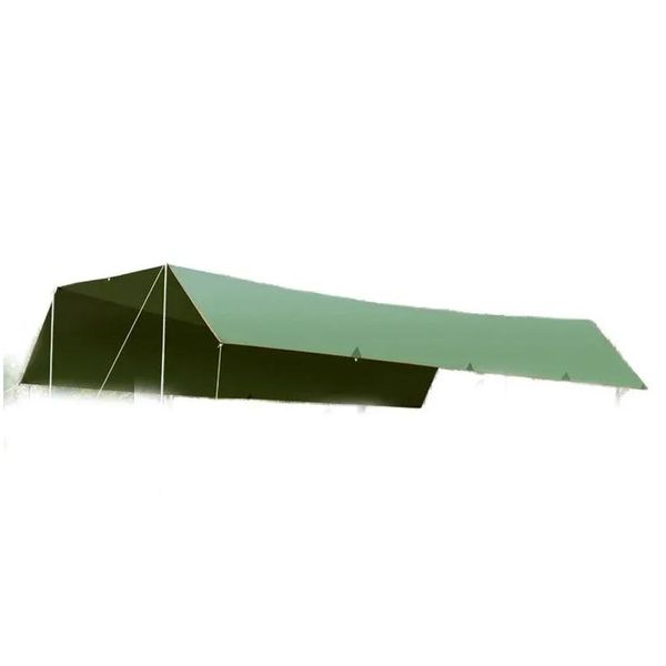 Carpas y refugios sin polos6x8m grandes dospy impermeable oxford sier toldo de cámara exterior con lona más colgante dho6v