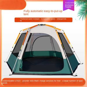 Tentes et abris WolFace Tente extérieure entièrement automatique Tente de camping Épaissie Camping extérieur RainProof MosquitoProof Tente à ouverture rapide J230223