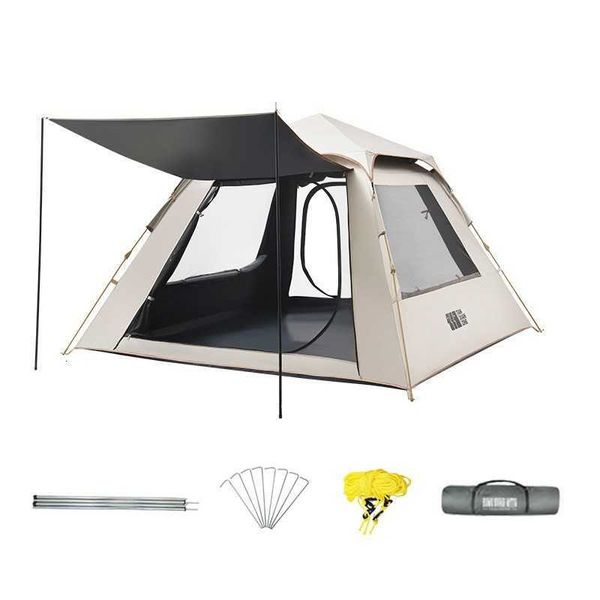 Carpas y refugios WolFAce Carpa completamente automática 58 personas Carpa para acampar 210T Tela impermeable engrosada Familia Camping Uso al aire libre Gran espacio Nuevo J230223