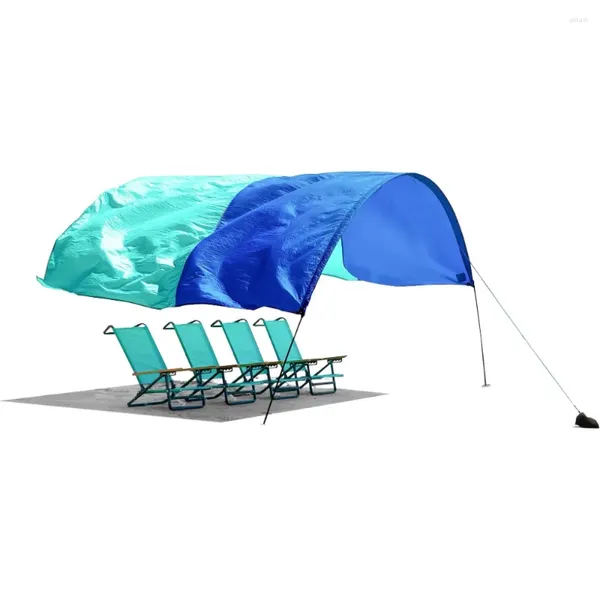 Tentes et abris World's Beach Shade L'auvent original offre 150 m².Fort.Des installations compactes et faciles à transporter en 3 minutes