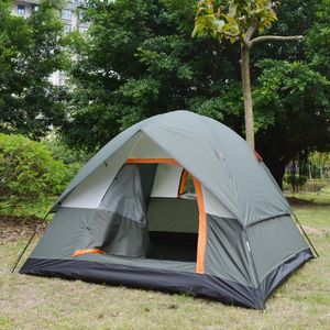 Tenten en schuilplaatsen XC Ushio 2-3 Camping-tent Dubbele laag Upgrade Ultralight Tent Reising Waterdichte tenten Outdoor Camping Grote ruimte 230526